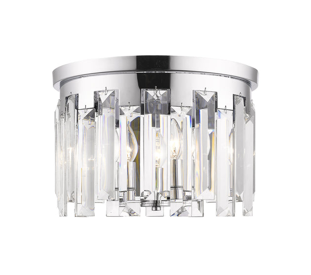 Z-Lite - 6009F15CH - Four Light Flush Mount - Cormac - Chrome