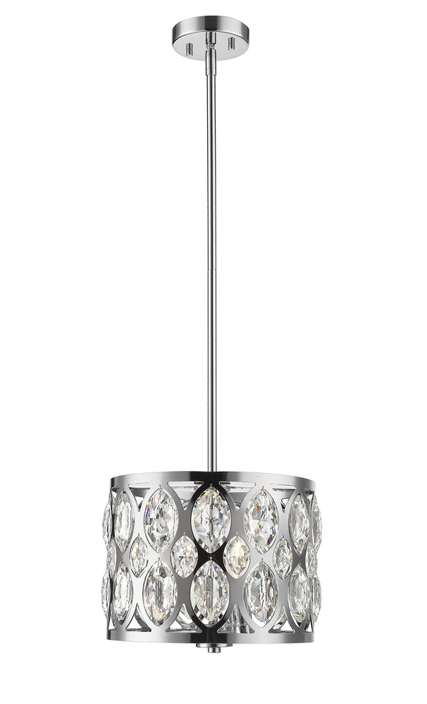 Z-Lite - 6010-12CH - Three Light Chandelier - Dealey - Chrome