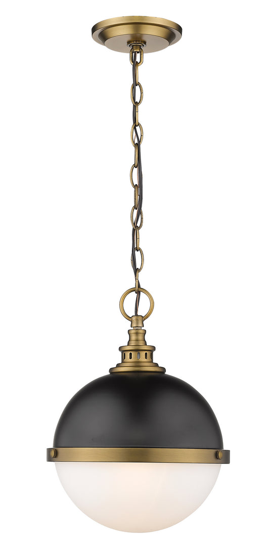 Z-Lite - 619MP-MB-FB - Two Light Pendant - Peyton - Matte Black / Factory Bronze