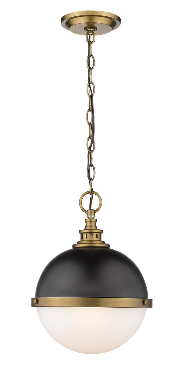 Z-Lite - 619MP-MB-FB - Two Light Pendant - Peyton - Matte Black / Factory Bronze