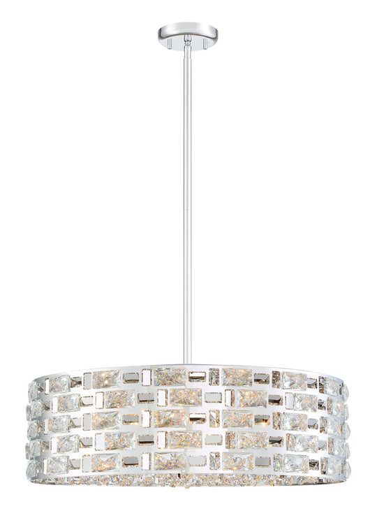 Z-Lite - 912P24-CH - Seven Light Chandelier - Aludra - Chrome