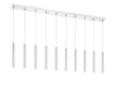 Z-Lite - 917MP12-CH-LED-10LCH - LED Linear Chandelier - Forest - Chrome