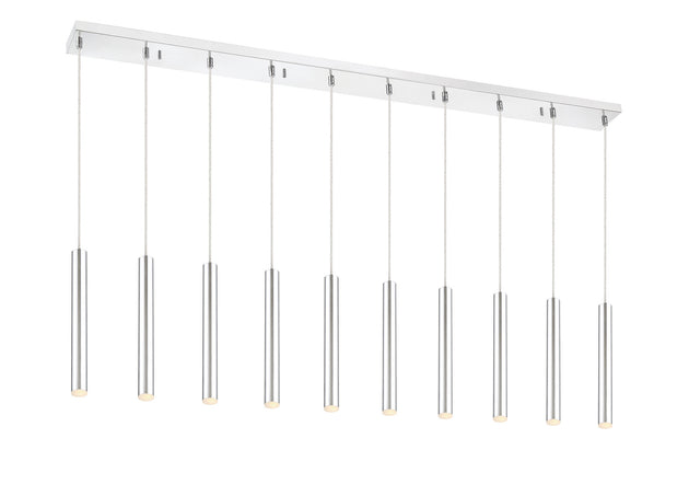 Z-Lite - 917MP12-CH-LED-10LCH - LED Linear Chandelier - Forest - Chrome