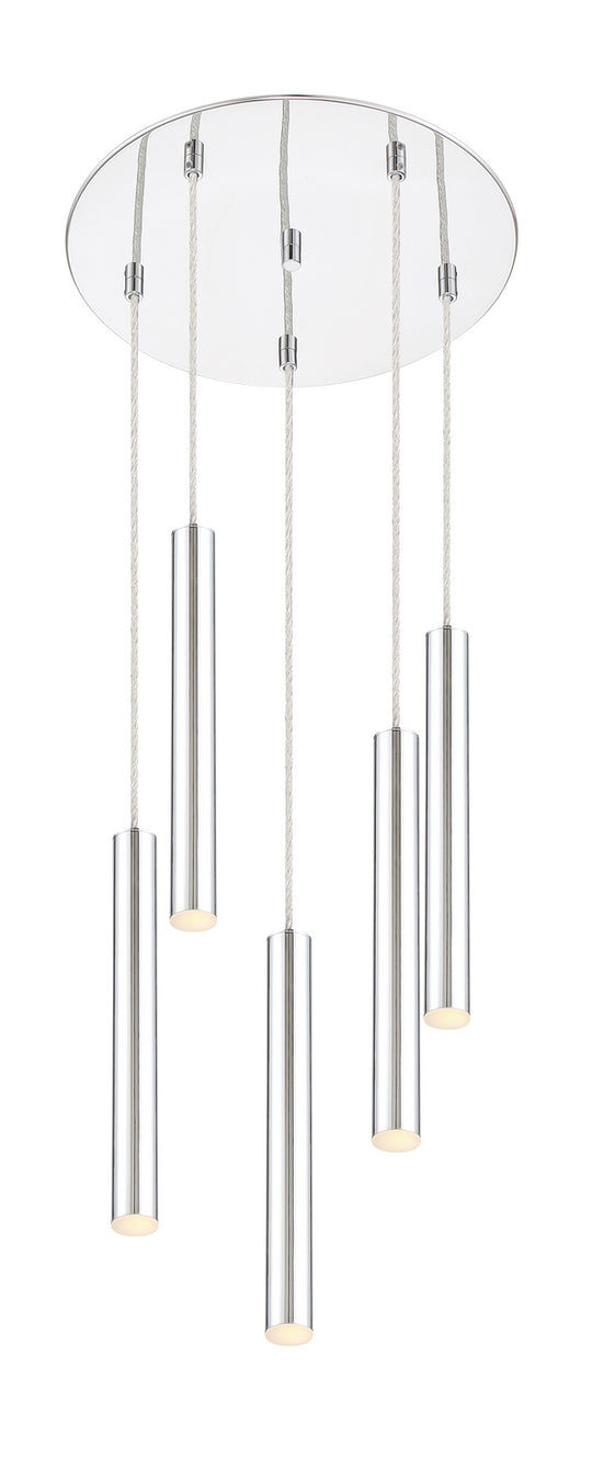 Z-Lite - 917MP12-CH-LED-5RCH - LED Chandelier - Forest - Chrome