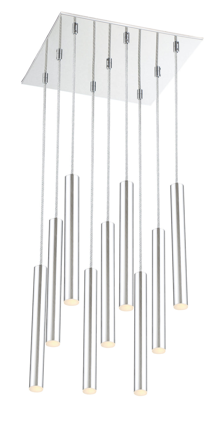 Z-Lite - 917MP12-CH-LED-9SCH - LED Chandelier - Forest - Chrome