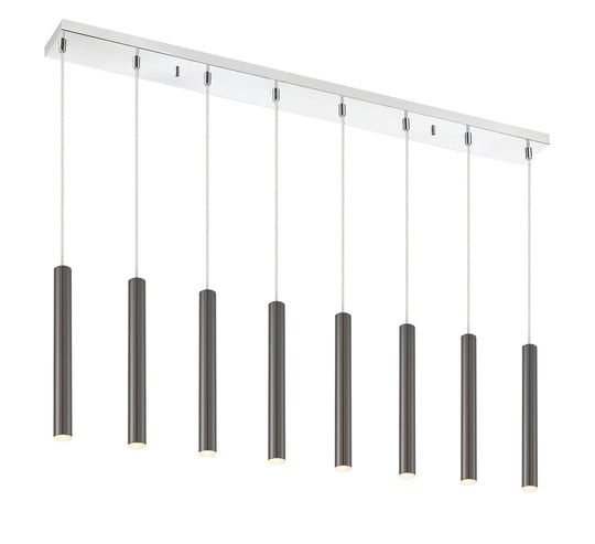 Z-Lite - 917MP12-PBL-LED-8LCH - LED Linear Chandelier - Forest - Chrome