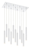 Z-Lite - 917MP12-WH-LED-11LCH - LED Chandelier - Forest - Chrome