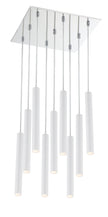 Z-Lite - 917MP12-WH-LED-9SCH - LED Chandelier - Forest - Chrome