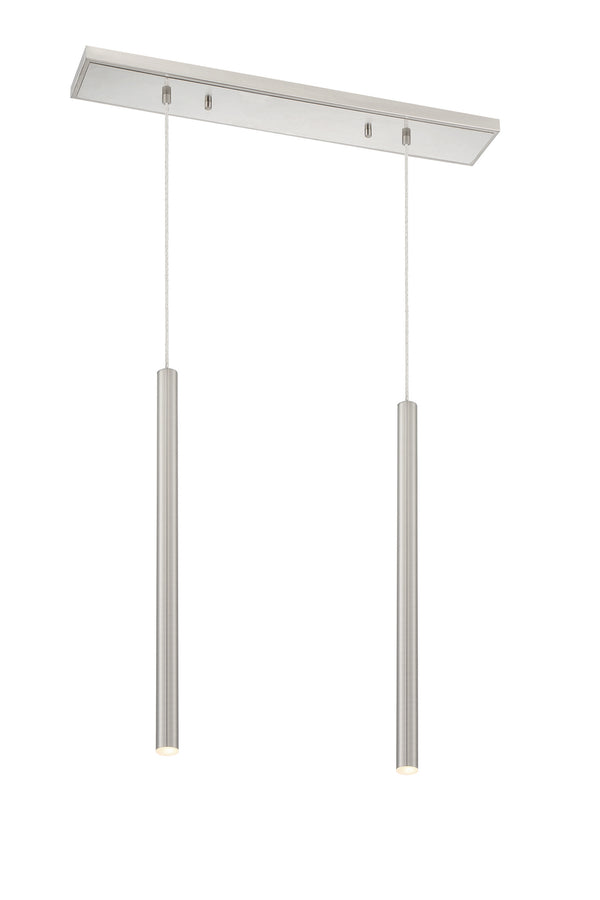 Z-Lite - 917MP24-BN-LED-2LBN - LED Linear Chandelier - Forest - Brushed Nickel