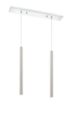 Z-Lite - 917MP24-BN-LED-2LCH - LED Linear Chandelier - Forest - Chrome