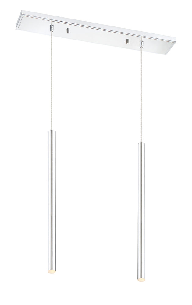 Z-Lite - 917MP24-CH-LED-2LCH - LED Linear Chandelier - Forest - Chrome