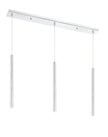 Z-Lite - 917MP24-CH-LED-3LCH - LED Linear Chandelier - Forest - Chrome