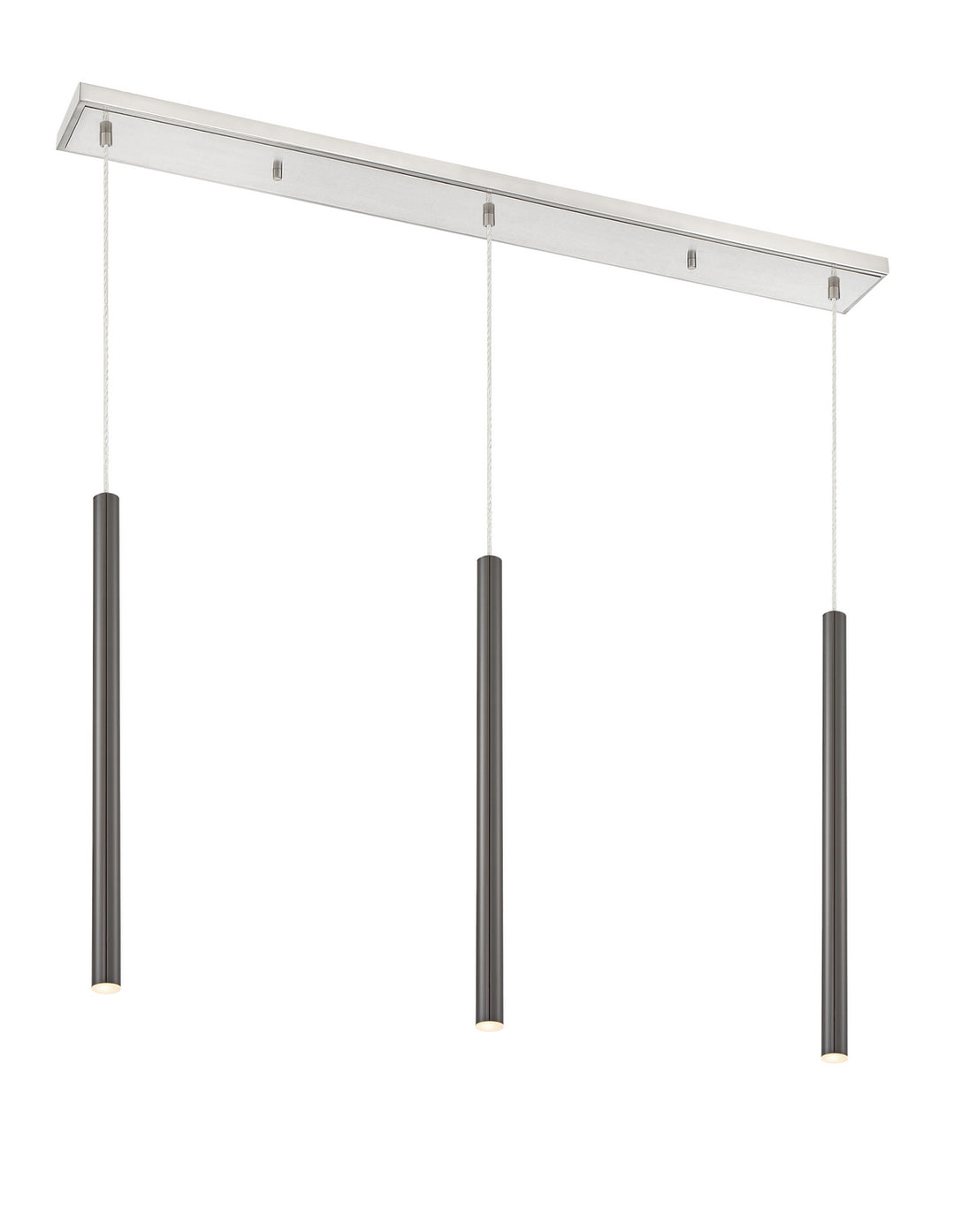 Z-Lite - 917MP24-PBL-LED-3LBN - LED Linear Chandelier - Forest - Brushed Nickel