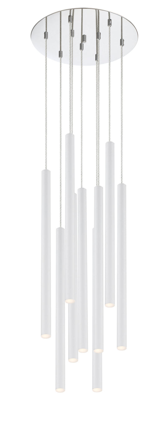 Z-Lite - 917MP24-WH-LED-9RCH - LED Chandelier - Forest - Chrome