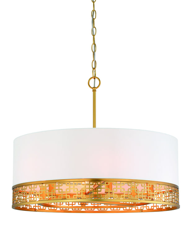 Metropolitan - N7786-248 - Six Light Pendant - Blairmoor - Honey Gold