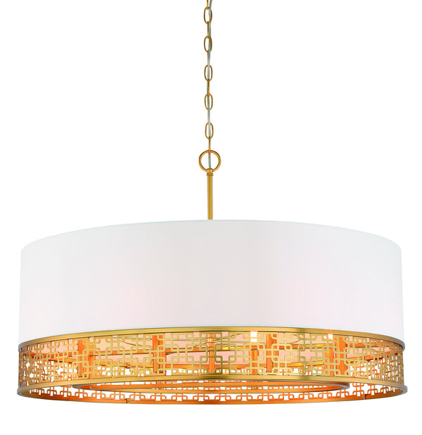 Metropolitan - N7788-248 - Eight Light Pendant - Blairmmor - Honey Gold