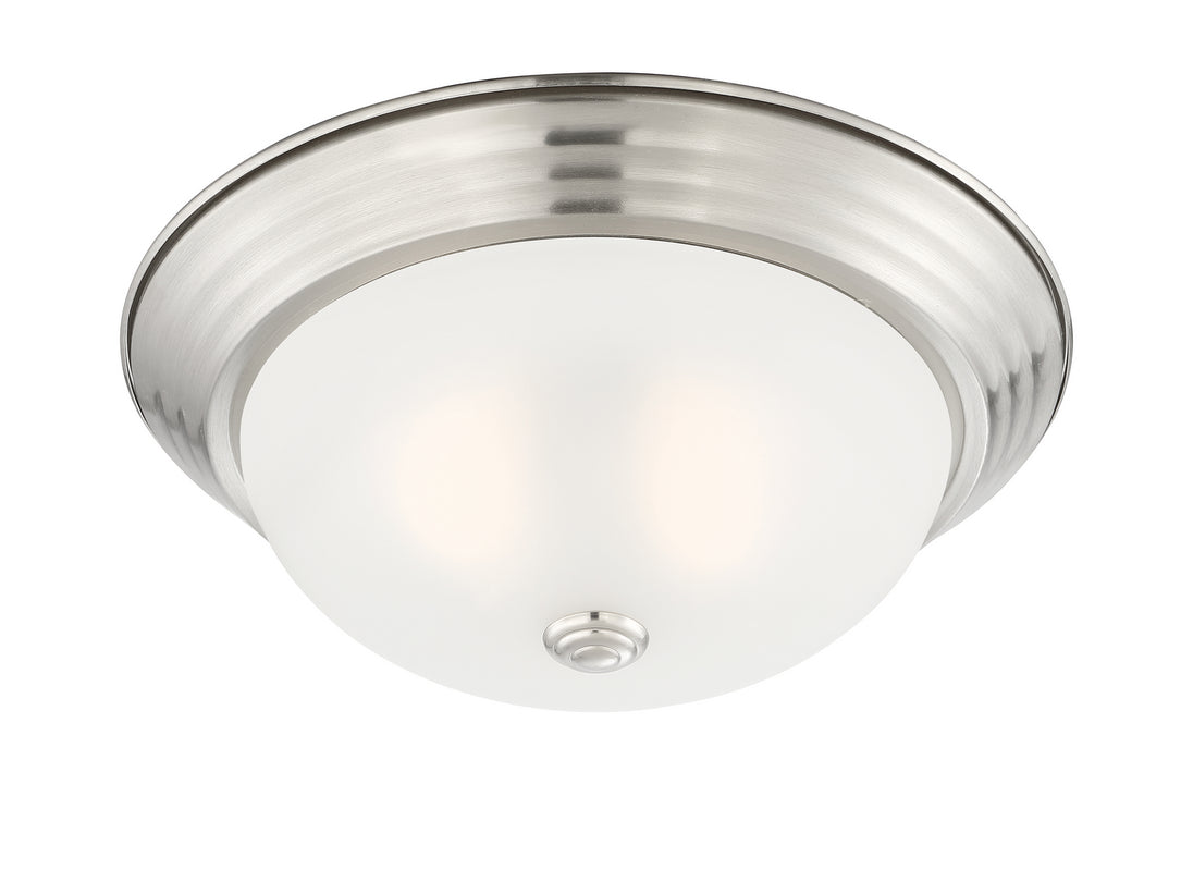 Designers Fountain - 1257M-SP-W - Two Light Flushmount - Decorative Flushmount - Satin Platinum