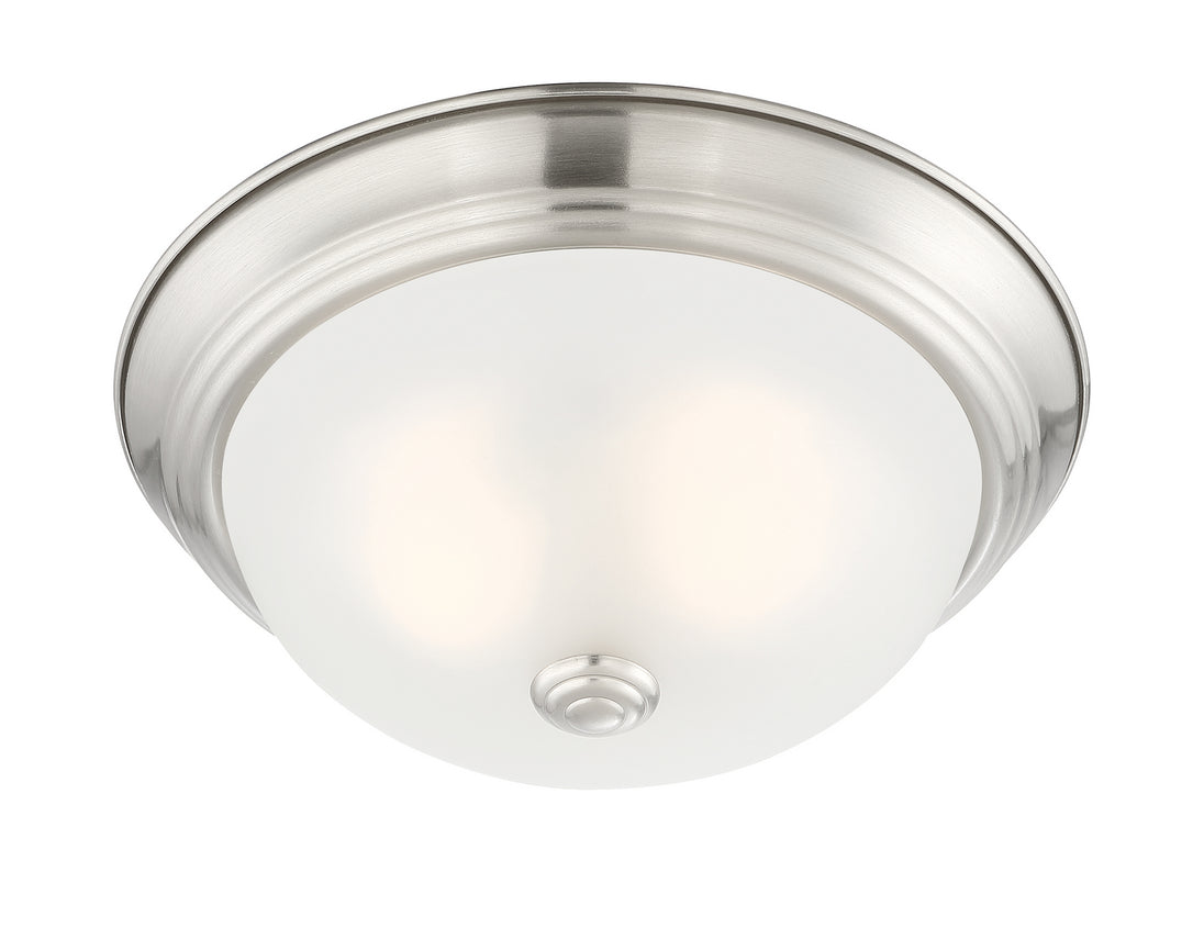 Designers Fountain - 1257S-SP-W - Two Light Flushmount - Decorative Flushmount - Satin Platinum