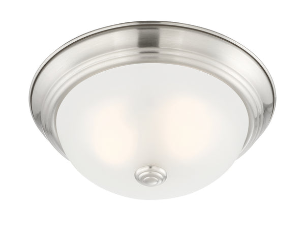 Designers Fountain - 1257S-SP-W - Two Light Flushmount - Decorative Flushmount - Satin Platinum