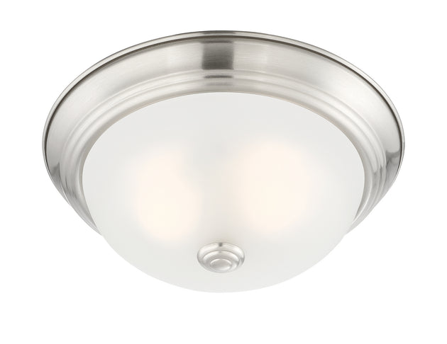 Designers Fountain - 1257S-SP-W - Two Light Flushmount - Decorative Flushmount - Satin Platinum