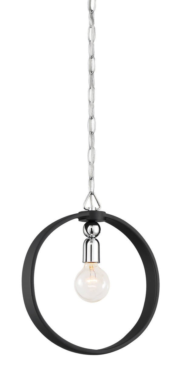 Designers Fountain - 93431-BK - One Light Pendant - Huxton - Black