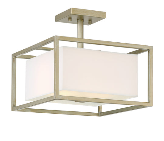 Designers Fountain - 94111-SG - Two Light Semi-Flush Mount - Chloie - Gold (Sterling)