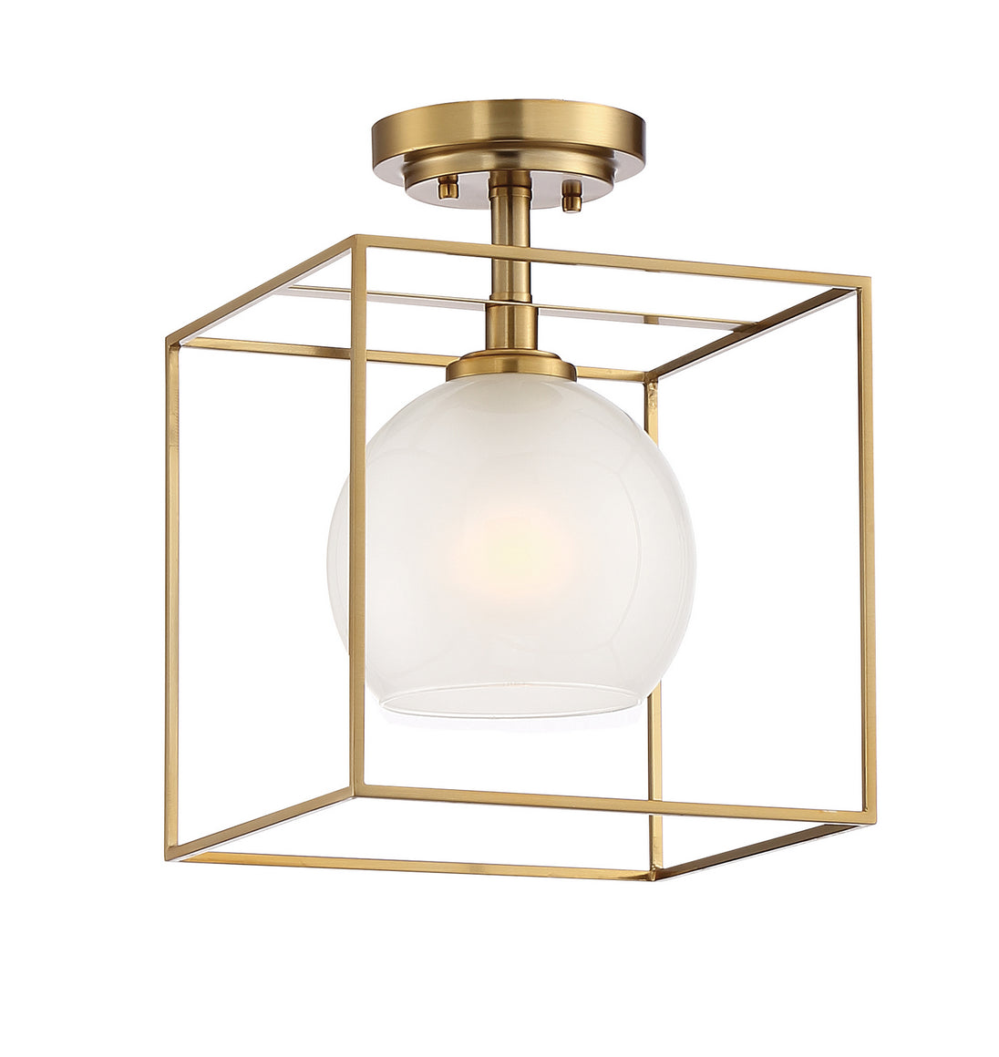 Designers Fountain - 94511-BG - One Light Semi-Flushmount - Cowen - Brushed Gold