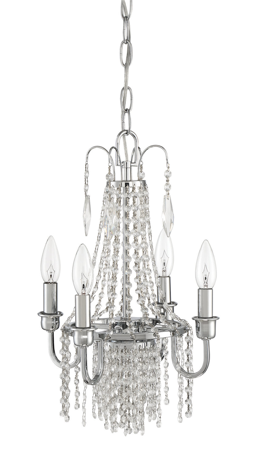 Designers Fountain - 95384-CH - Four Light Chandelier - Maisie - Chrome