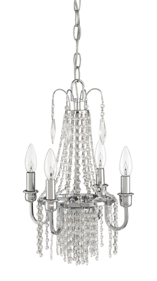 Designers Fountain - 95384-CH - Four Light Chandelier - Maisie - Chrome