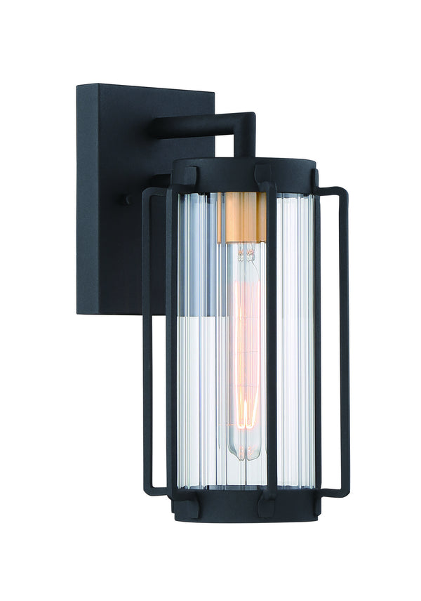 Minka-Lavery - 72731-66G - One Light Outdoor Wall Mount - Avonlea - Coal W/Gold