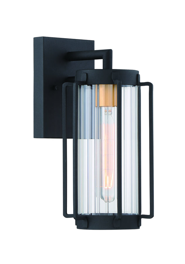 Minka-Lavery - 72731-66G - One Light Outdoor Wall Mount - Avonlea - Coal W/Gold