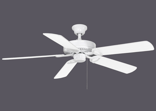 Matthews Fan Company - AM-USA-WH-42 - 42"Ceiling Fan - America - Gloss White