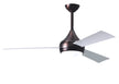 Matthews Fan Company - DA-BB-WH - 52"Ceiling Fan - Donaire - Brushed Bronze