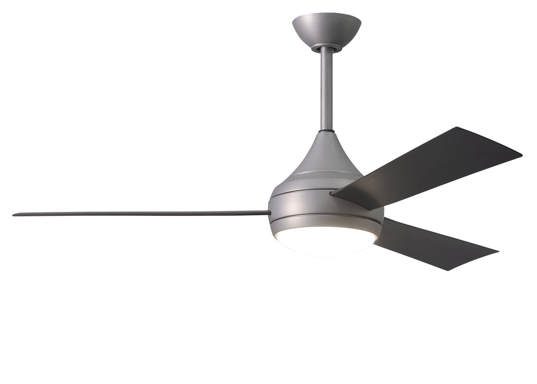 Matthews Fan Company - DA-BS-BB - 52"Ceiling Fan - Donaire - Brushed Stainless