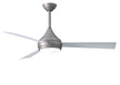 Matthews Fan Company - DA-BS-WH - 52"Ceiling Fan - Donaire - Brushed Stainless