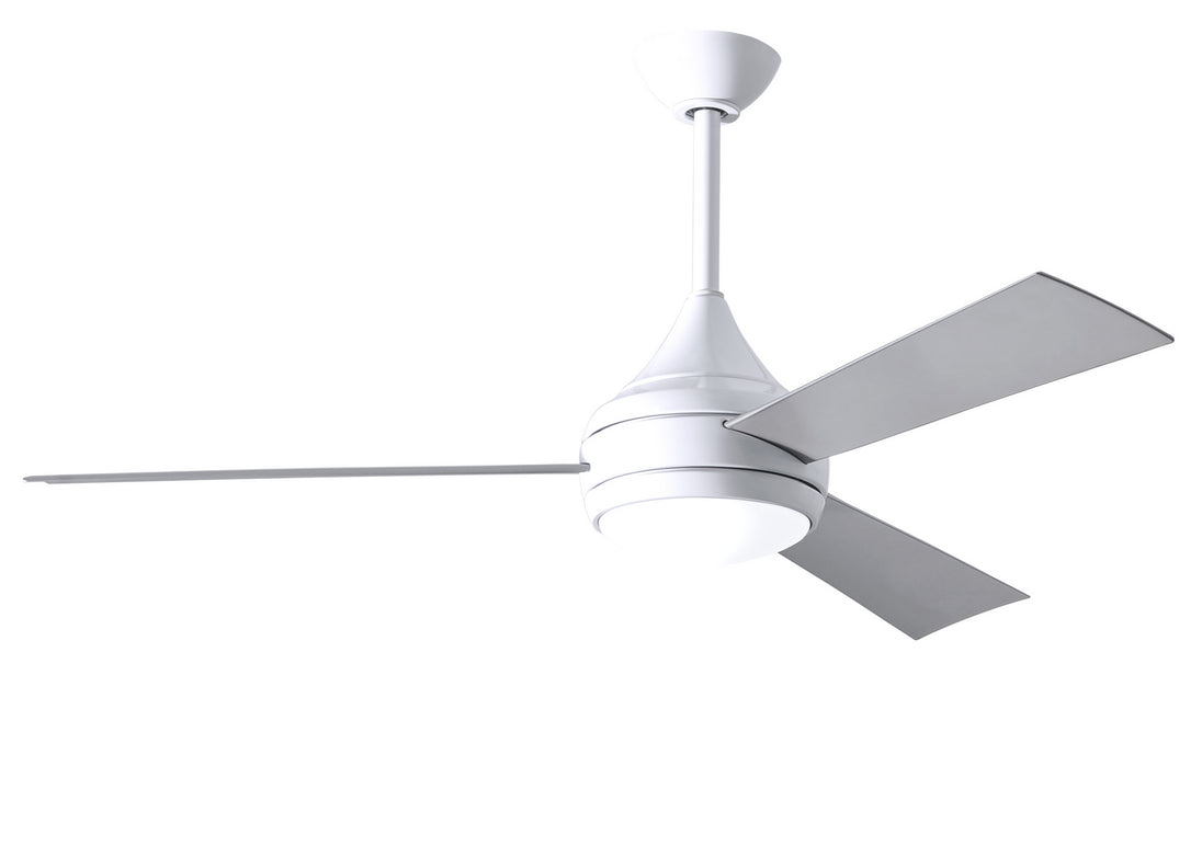 Matthews Fan Company - DA-WH-BS - 52"Ceiling Fan - Donaire - Gloss White