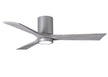 Matthews Fan Company - IR3HLK-BN-BW-52 - 52"Ceiling Fan - Irene - Brushed Nickel