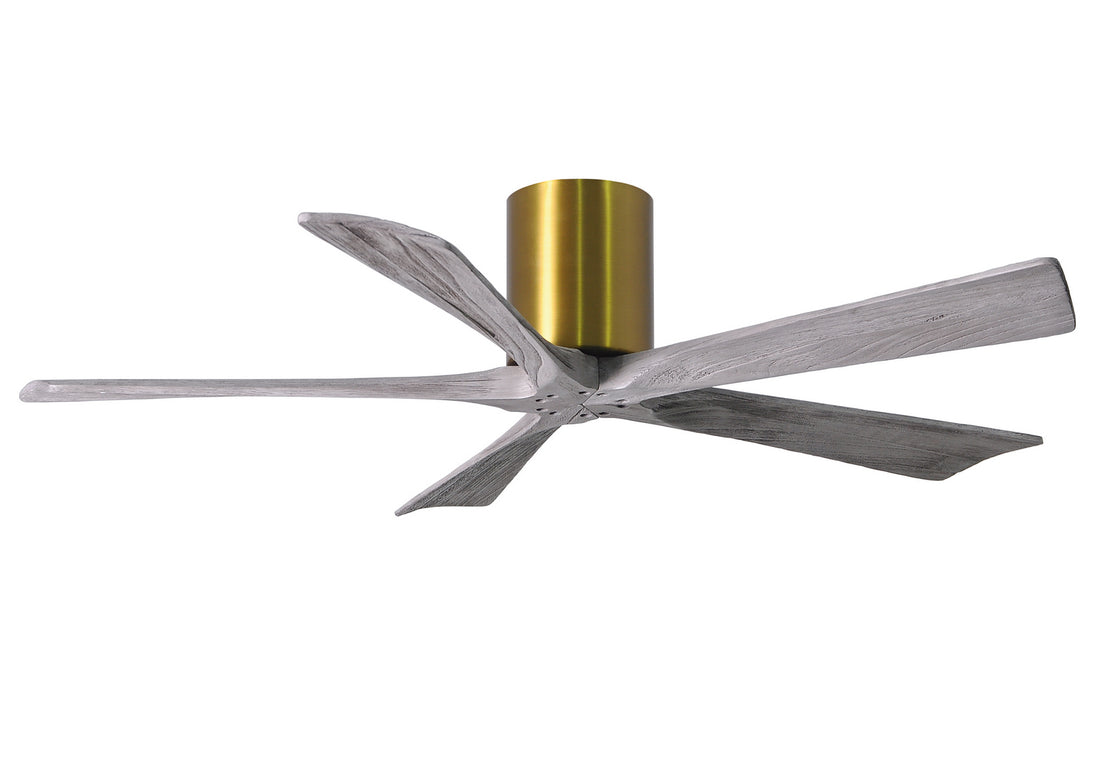 Matthews Fan Company - IR5H-BRBR-BW-52 - 52"Ceiling Fan - Irene - Brushed Brass