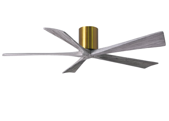 Matthews Fan Company - IR5H-BRBR-BW-60 - 60"Ceiling Fan - Irene - Brushed Brass