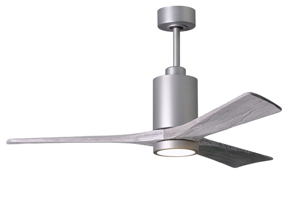 Matthews Fan Company - PA3-BN-BW-52 - 52"Ceiling Fan - Patricia - Brushed Nickel