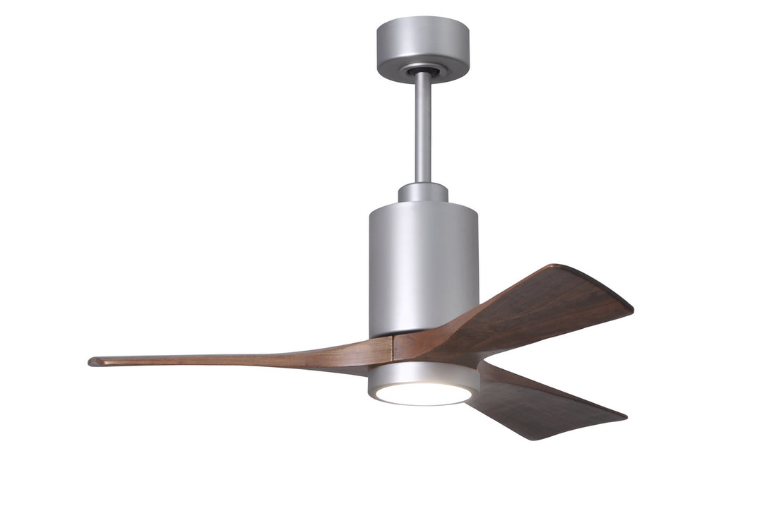 Matthews Fan Company - PA3-BN-WA-42 - 42"Ceiling Fan - Patricia - Brushed Nickel