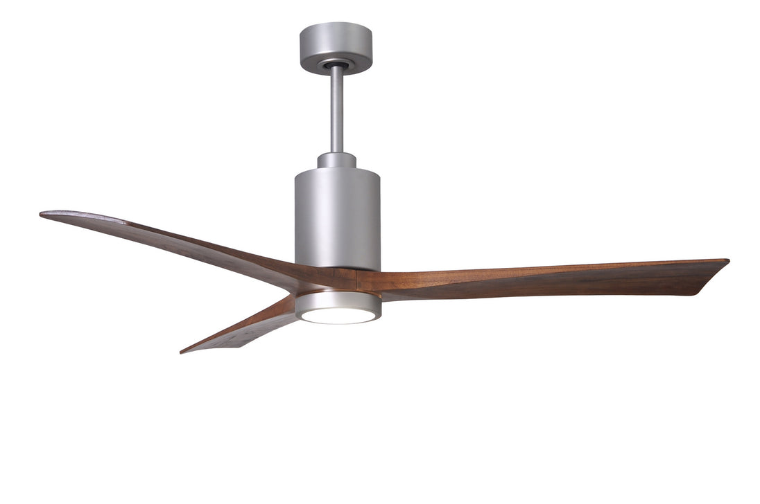 Matthews Fan Company - PA3-BN-WA-60 - 60"Ceiling Fan - Patricia - Brushed Nickel