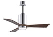 Matthews Fan Company - PA3-CR-WA-42 - 42"Ceiling Fan - Patricia - Polished Chrome