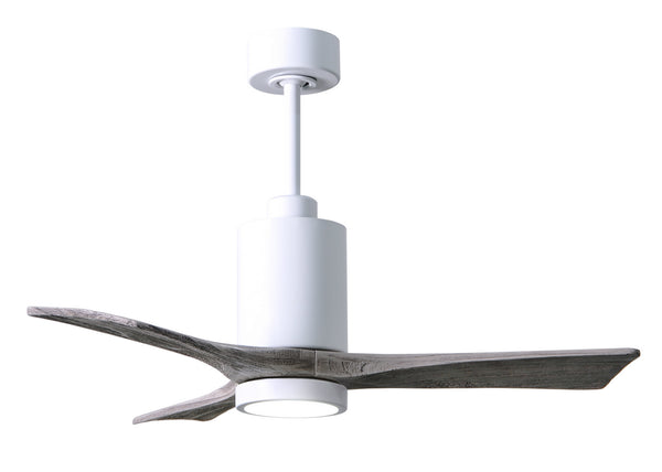 Matthews Fan Company - PA3-WH-BW-42 - 42"Ceiling Fan - Patricia - Gloss White