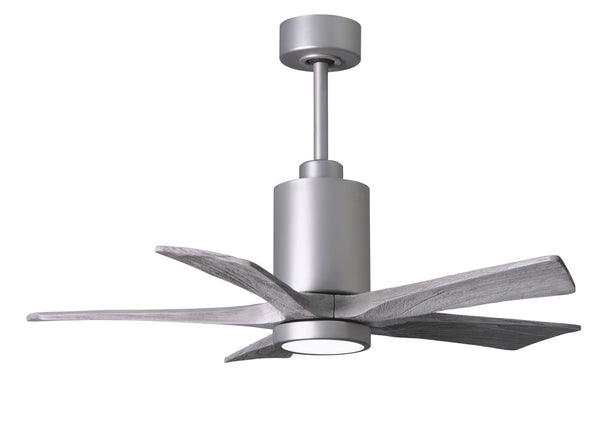 Matthews Fan Company - PA5-BN-BW-42 - 42"Ceiling Fan - Patricia - Brushed Nickel