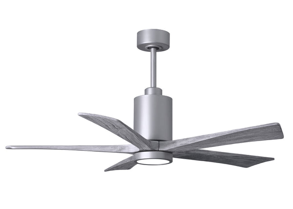 Matthews Fan Company - PA5-BN-BW-52 - 52"Ceiling Fan - Patricia - Brushed Nickel