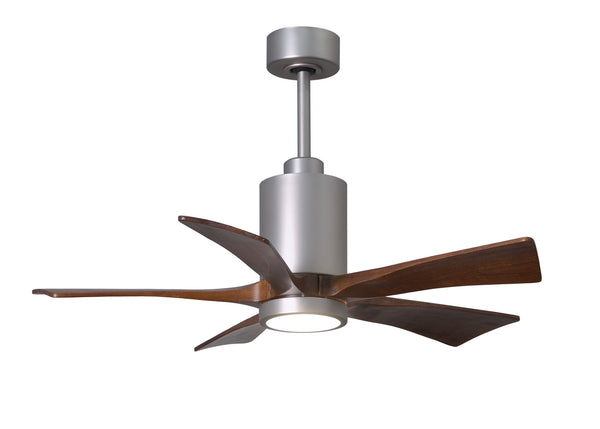 Matthews Fan Company - PA5-BN-WA-42 - 42"Ceiling Fan - Patricia - Brushed Nickel