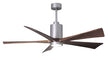 Matthews Fan Company - PA5-BN-WA-60 - 60"Ceiling Fan - Patricia - Brushed Nickel