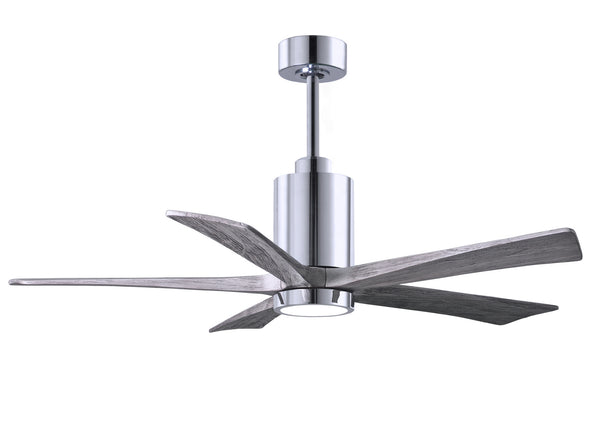 Matthews Fan Company - PA5-CR-BW-52 - 52"Ceiling Fan - Patricia - Polished Chrome