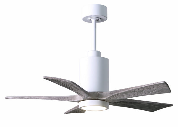 Matthews Fan Company - PA5-WH-BW-42 - 42"Ceiling Fan - Patricia - Gloss White